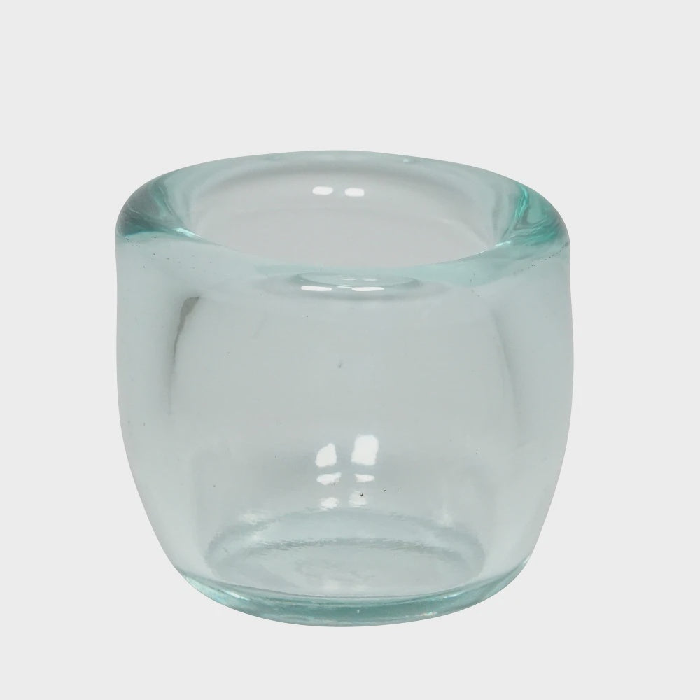 Bisonhome Glass Votive Mint