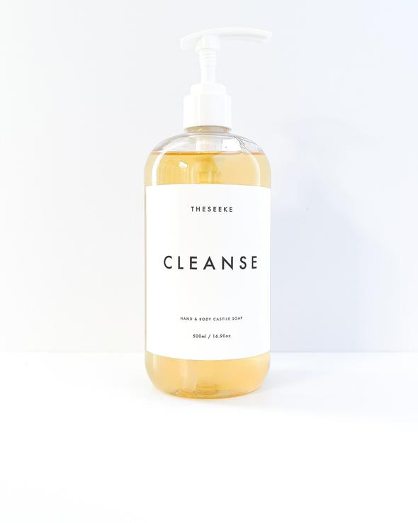 Theseeke Cleanse  Liquid Wash- Rose Geranium & Lavender 500ml